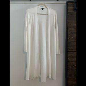 Eileen Fisher Open Front Long Line Jacket